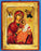 7x5 inch Hand Painted Icon of Lady of Perpetual Help Gold Leaf