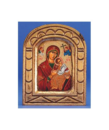 Greek Icon - Painted - Holy VIrgin Mary of Roses