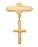Gold over Silver Cross Gold-plated Baby Pin