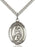 Sterling Silver Saint Peregrine Laziosi Necklace Set