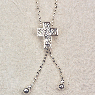 16-inch Crystal Stone Cross