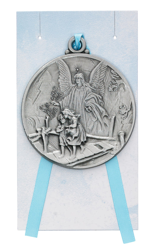 Guardian Angel Crib Medal with Card