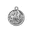 Sterling Silver Round Shaped Saint George Medal