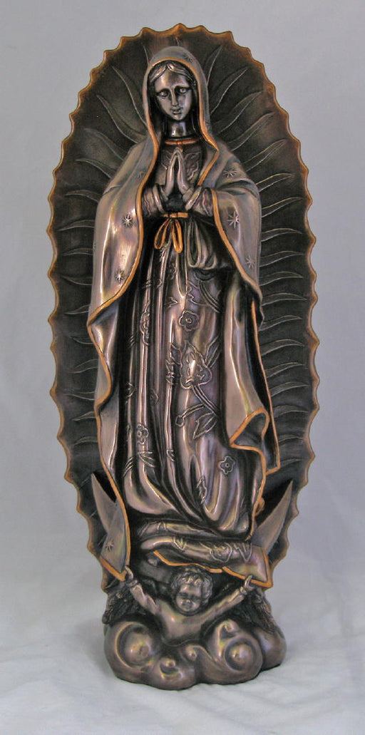 Our Lady Of Guadalupe Cold-Cast Bronze 19.5-inch