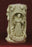 Saint Francis Votive Candle Antiqued Alabaster 4-inch