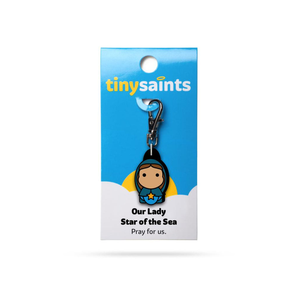 Our Lady Star of the Sea Tiny Saint Charm