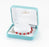 Red Coral Round Faceted Swarovski Crystal Bead Sterling