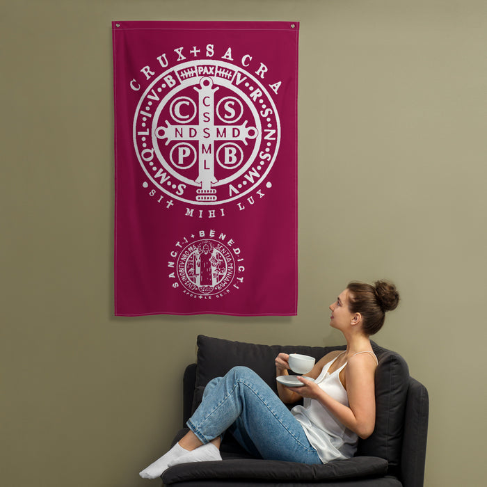 St. Benedict Medal Flag and Banner