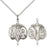 Sterling Silver Novena Necklace Set