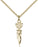 Gold-Filled Menorah and Star and Fish Necklace Set
