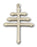 14K Gold Marionite Cross Pendant