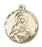 14K Gold Immaculate Heart of Mary Pendant - Engravable
