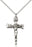 Sterling Silver Nail Crucifix Necklace Set