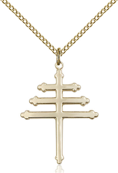 Gold-Filled Marionite Cross Necklace Set
