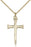 Gold-Filled Nail Cross Necklace Set