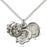 Sterling Silver Rosebud Necklace Set