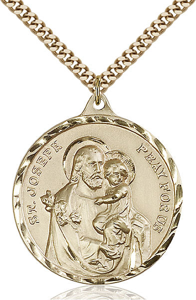 Gold-Filled Saint Joseph Necklace Set