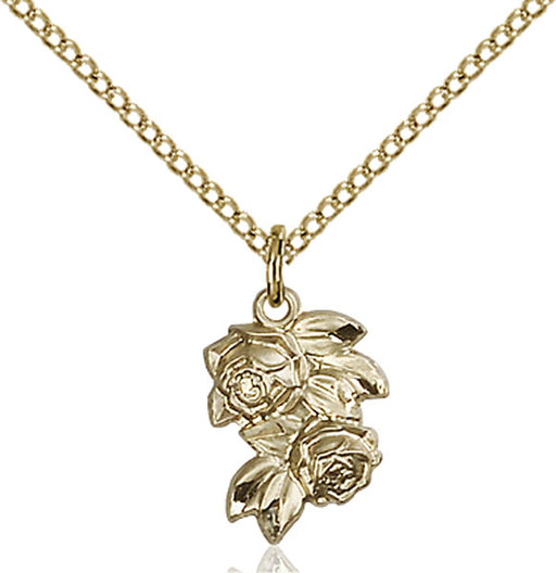 Gold-Filled Rose Necklace Set