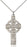 Sterling Silver Kilklispeen Cross Necklace Set