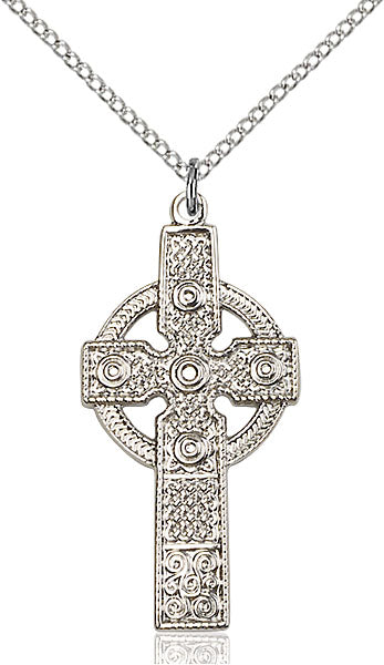 Sterling Silver Kilklispeen Cross Necklace Set