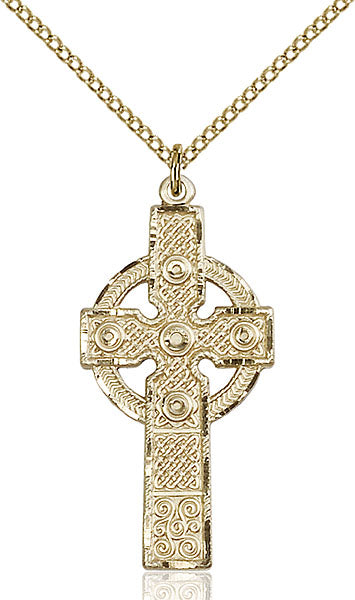Gold-Filled Kilklispeen Cross Necklace Set