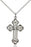 Sterling Silver Russian Cross Necklace Set