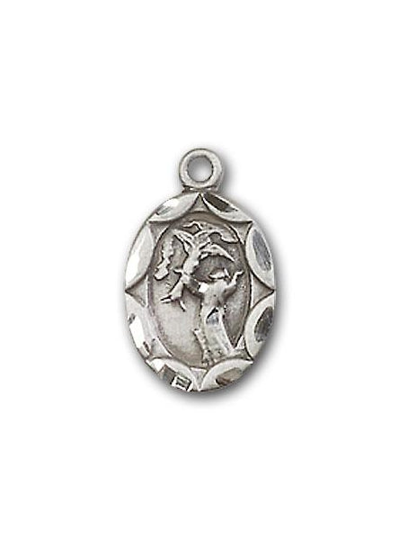Sterling Silver Saint Francis Necklace Set
