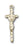 14K Gold Papal Crucifix Pendant