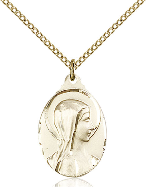 Gold-Filled Sorrowful Mother Necklace Set