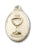 14K Gold Communion Pendant - Engravable