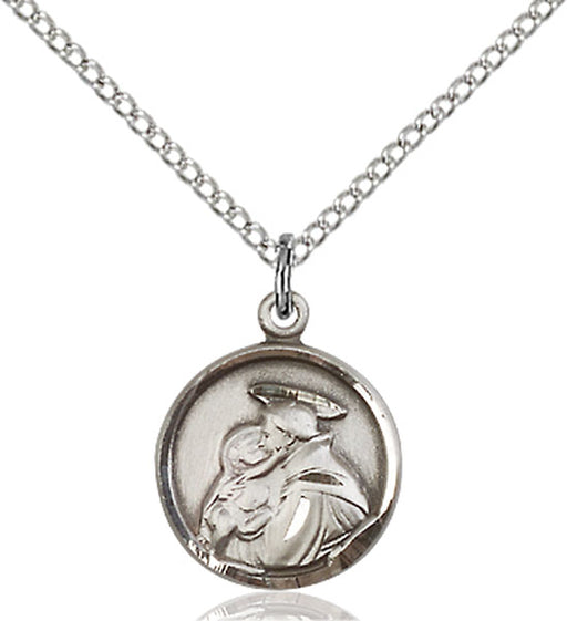 Sterling Silver Saint Anthony Necklace Set