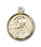 14K Gold Scapular Pendant - Engravable