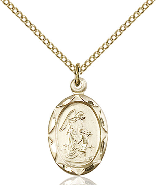 Gold-Filled Guardian Angel, Angel Jewelry Necklace Set