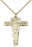 Gold-Filled Primative Crucifix Necklace Set