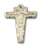 14K Gold Primative Crucifix Pendant