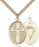 Gold-Filled Cross and Paratrooper Necklace Set