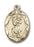 14K Gold Saint Christopher Pendant - Engravable