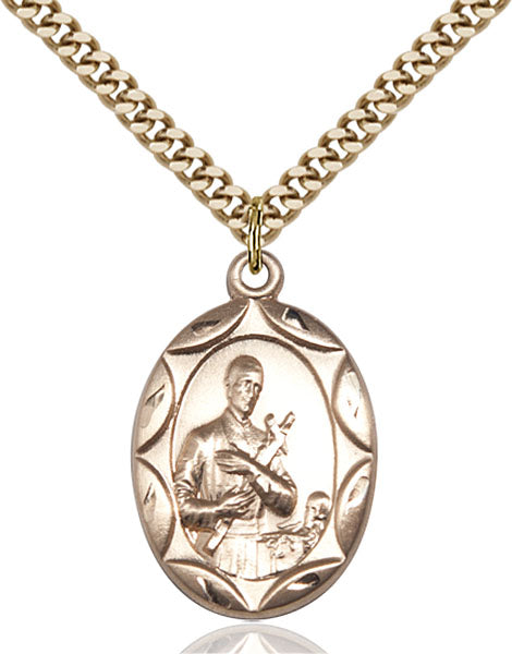 Gold-Filled Saint Gerard Necklace Set