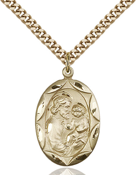 Gold-Filled Saint Joseph Necklace Set