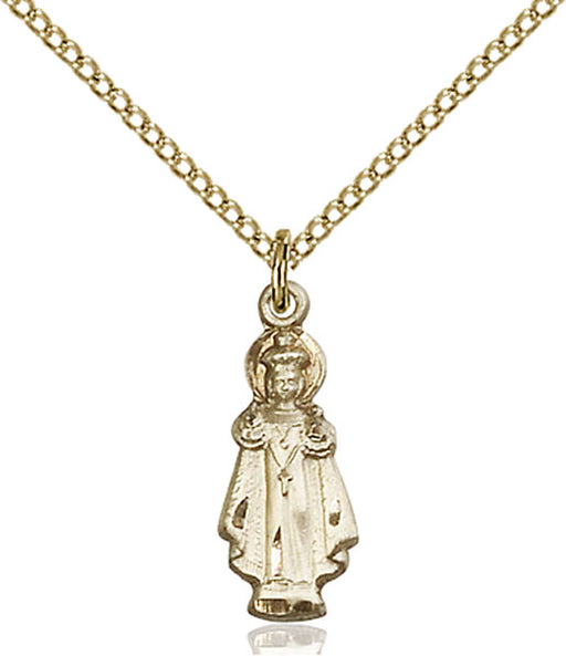 Gold-Filled Infant of Prague Necklace Set