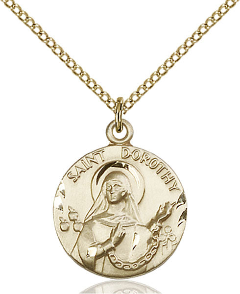 Gold-Filled Saint Dorothy Necklace Set