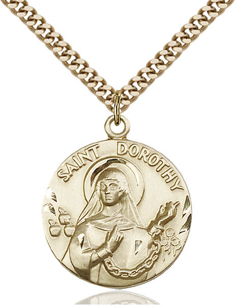 Gold-Filled Saint Dorothy Necklace Set
