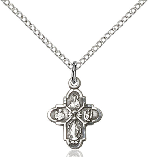 Sterling Silver 4-Way and Chalice Necklace Set