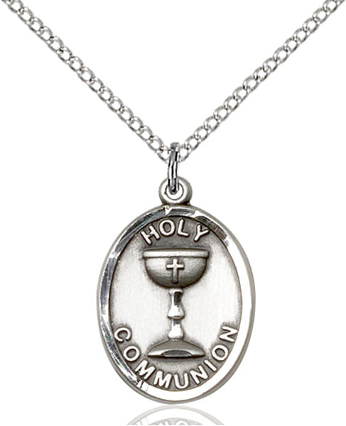 Sterling Silver Holy Communion Necklace Set