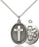 Sterling Silver Cross and Emt Necklace Set