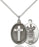 Sterling Silver Cross and Air Force Necklace Set