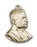 14K Gold Saint Pius X Pendant - Engravable