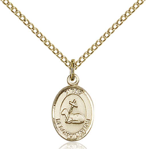 Gold-Filled First Reconciliation Necklace Set