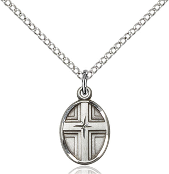 Sterling Silver Cross Necklace Set