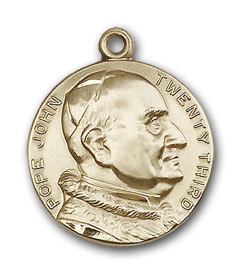 14K Gold Saint Pope John XXII Pendant - Engravable